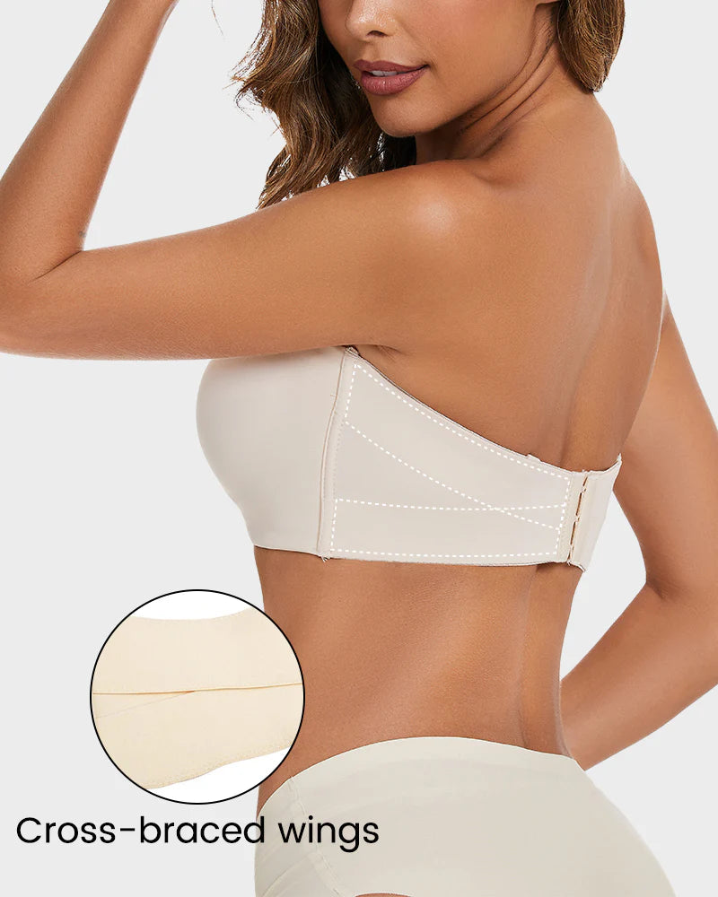 ® Full Support Non-Slip Convertible Bandeau Bra