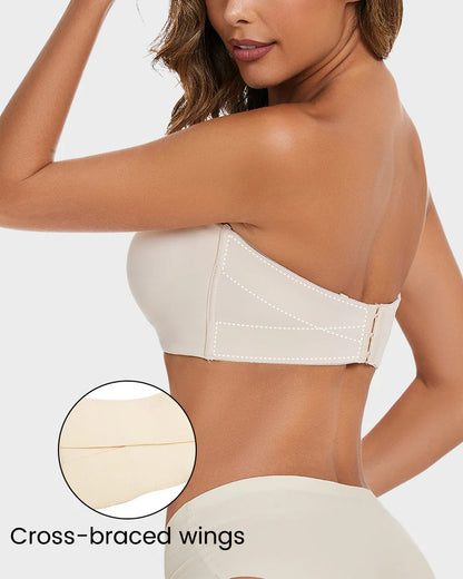 ® Full Support Non-Slip Convertible Bandeau Bra